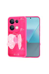 Poco M6 Pro 4G Kılıf Kamera Korumalı Figür Tasarımlı NVTH Kapya Kapak - Pembe Açık