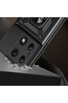 Poco M6 Pro 4G Kılıf Magnetik Standlı Kamera Korumalı NVTH Sürgülü Vega Kapak - Mavi