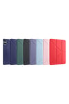 Poco Pad Kılıf NVTH Tri Folding Kalem Bölmeli Standlı Kılıf - Rose Gold