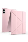Poco Pad Kılıf NVTH Tri Folding Kalem Bölmeli Standlı Kılıf - Rose Gold