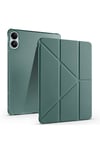 Poco Pad Kılıf NVTH Tri Folding Kalem Bölmeli Standlı Kılıf - Koyu Yeşil