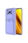 Poco X3 Kılıf NVTH Kartix Kapak - Lila