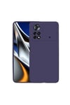 Poco X4 Pro 5G Kılıf NVTH Premier Silikon Kapak - Lacivert