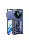 Realme 12 Kılıf Magnetik Standlı Kamera Korumalı NVTH Sürgülü Vega Kapak - Mavi