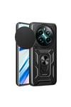 Realme 12 Kılıf Magnetik Standlı Kamera Korumalı NVTH Sürgülü Vega Kapak - Mavi