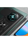 Realme 12 Plus Kılıf Magnetik Standlı Kamera Korumalı NVTH Sürgülü Vega Kapak - Mavi