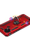 Realme C21 Kılıf NVTH Vega Kapak - Kırmızı