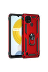 Realme C21 Kılıf NVTH Vega Kapak - Kırmızı