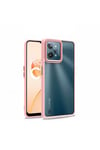 Realme C31 Kılıf NVTH Flora Kapak - Rose Gold