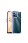 Realme C31 Kılıf NVTH Flora Kapak - Rose Gold