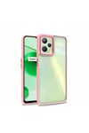 Realme C35 Kılıf NVTH Flora Kapak - Kırmızı