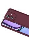 Realme Note 60 Kılıf Kamera Korumalı NVTH Ananas Kapak - Mürdüm