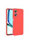 Realme Note 60 Kılıf NVTH Mara Lansman Kapak - Kırmızı