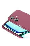 Realme Note 60 Kılıf NVTH Mara Lansman Kapak - Koyu Mor