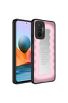 Redmi Note 10 Pro Kılıf Aynalı Desenli Kamera Korumalı Parlak NVTH Mirror Kapak - Kalp