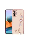 Redmi Note 10 Pro Kılıf El Tutamaçlı Kamera Korumalı NVTH Taka Silikon Kapak - Pembe