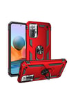 Redmi Note 10 Pro Kılıf NVTH Vega Kapak - Kırmızı