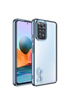 Redmi Note 11S Global Kılıf Kamera Korumalı Logo Gösteren NVTH Omega Kapak - Siyah