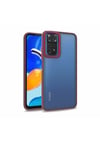 Redmi Note 11S Global Kılıf NVTH Flora Kapak - Kırmızı