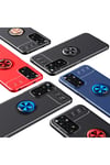 Redmi Note 11S Global Kılıf NVTH Ravel Silikon Kapak - Siyah-Mavi