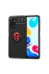 Redmi Note 11S Global Kılıf NVTH Ravel Silikon Kapak - Siyah-Mavi