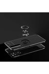 Redmi Note 11S Global Kılıf NVTH Ravel Silikon Kapak - Siyah-Mavi