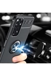 Redmi Note 11S Global Kılıf NVTH Ravel Silikon Kapak - Siyah-Mavi