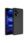 Redmi Note 12 Pro Plus 5G Kılıf NVTH Mara Lansman Kapak - Siyah