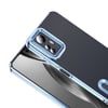 Redmi Note 12S Kılıf Kamera Korumalı Logo Gösteren NVTH Omega Kapak - Gold