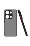 Redmi Note 13 Pro 5G Kılıf NVTH Hux Kapak-Siyah