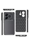 Redmi Note 14 Kılıf NVTH Negro Silikon Kapak - Siyah