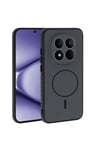 Redmi Note 15 Pro Kılıf M-safe Şarj Özellikli NVTH Tea Kapak - Siyah