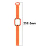 Redmi Watch 1 Silikon Kordon NVTH KRD-105 Strap Kayış-Pembe-Turuncu