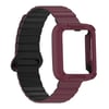 Redmi Watch 2 Silikon Kordon NVTH KRD-105 Strap Kayış-Pembe-Turuncu