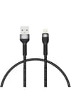 Siyah Shira Serisi Lightning Usb Kablo 30 cm-NVTH