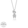 Swarovski Taşlı Gümüş Çocuk Bayan Kolye