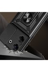 Tecno Camon 20 Pro 5G Kılıf Magnetik Standlı Kamera Korumalı NVTH Sürgülü Vega Kapak - Mavi