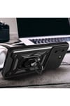 Tecno Pova 5 Kılıf Magnetik Standlı Kamera Korumalı NVTH Sürgülü Vega Kapak - Mavi