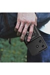 Tecno Spark 10 4G Kılıf Magnetik Standlı Kamera Korumalı NVTH Sürgülü Vega Kapak - Siyah