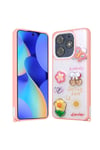 Tecno Spark 10 Pro Kılıf Parlayan Simli Kabartma Figürlü NVTH Cevze Kapak - Yeşil