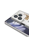 Tecno Spark 20 Pro 5G Kılıf Kamera Korumalı Baskılı Arka Yüzey NVTH Klas Kapak - Açık Kahve