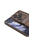Tecno Spark 20 Pro 5G Kılıf Kamera Korumalı Baskılı Arka Yüzey NVTH Klas Kapak - Açık Kahve