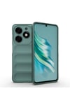 Tecno Spark 20C Kılıf Esnek TPU Oyuklu Arka Yüzey Tasarımlı NVTH Etnik Silikon Kapak - Siyah