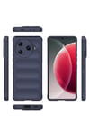 Tecno Spark 30 Pro Kılıf Esnek TPU Oyuklu Arka Yüzey Tasarımlı NVTH Etnik Silikon Kapak - Koyu Yeşil