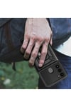Tecno Spark 8C Kılıf Magnetik Standlı Kamera Korumalı NVTH Sürgülü Vega Kapak - Mavi
