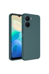 Vivo Y16 Kılıf NVTH Mara Lansman Kapak - Koyu Yeşil