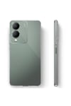 Vivo Y17S Uyumlu NVTH Süper Silikon Kılıf-Renksiz