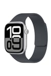 Watch 10 42mm NVTH KRD-136 Kabartma Desenli Silikon Kordon - Mor