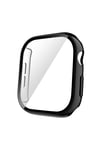 Watch 10 42mm Sert PC Kasa Electroplatink Çerçeveli Ekran Koruyucu NVTH Watch Gard 36 - Şeffaf