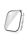 Watch 10 42mm Sert PC Kasa Electroplatink Çerçeveli Ekran Koruyucu NVTH Watch Gard 36 - Şeffaf